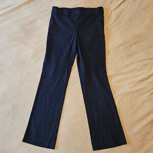 Size Large Simply Vera Slip On Navy Pinstripe Dress Pants
